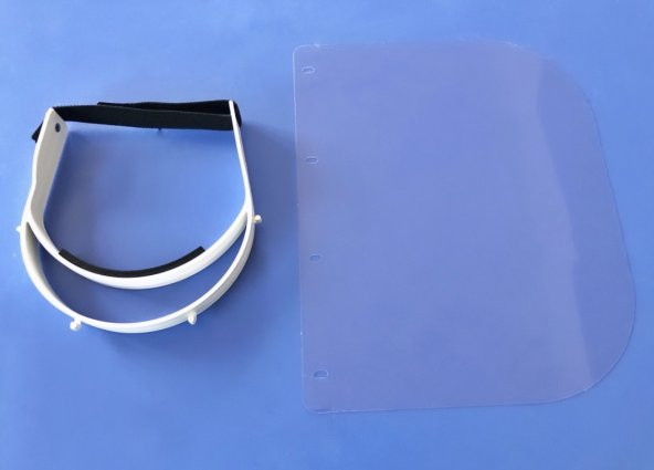 Totan Şeffaf 0.25 mm Yüz Siperi - 2