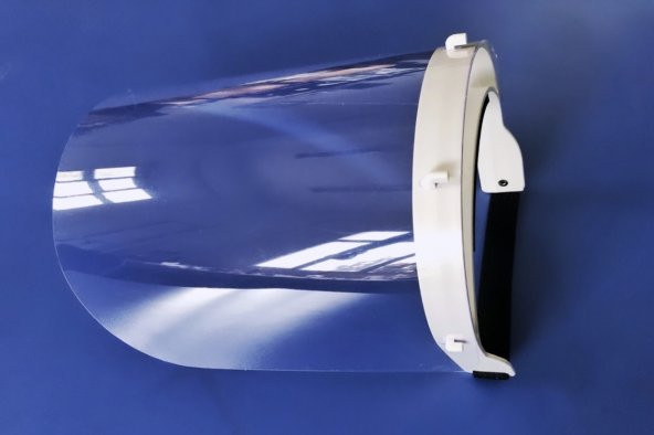 Totan Şeffaf 0.25 mm Yüz Siperi - 3