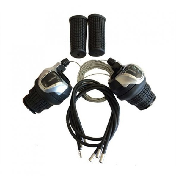 Micro Shift Bisiklet Vites Seti Ön Arka Attırıcı ve Kolları Seti - 2