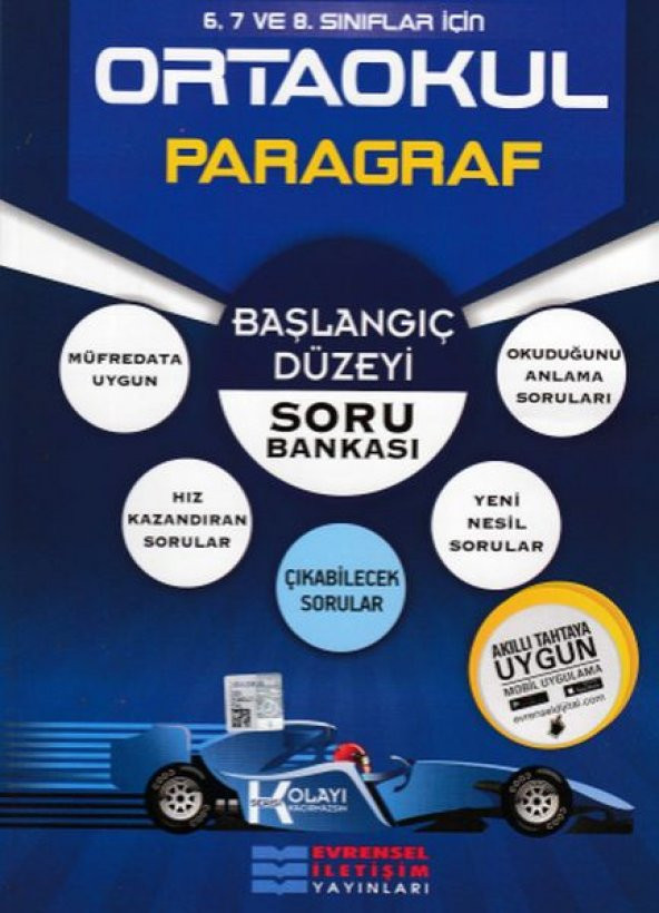 Evrensel 8. Sınıf LGS Başlangıç Düzeyi K Serisi Paragraf Soru Bankası