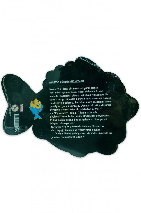 Balık Şekilli Ahşap Puzzle Yapboz - Ücretsiz Kargo - 2