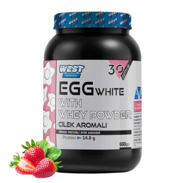 West Nutrition Egg White Powder Yumurta Akı Tozu ve Whey Protein Tozu 600 gr - HEDİYELİ - 3