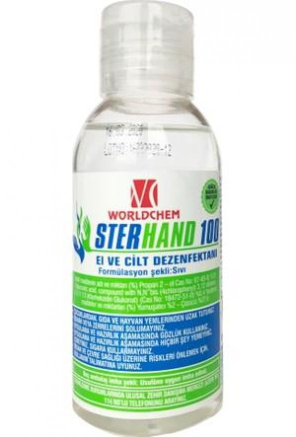 Worldchem Sterhand 100 El ve Cilt Dezenfektanı 100 ml