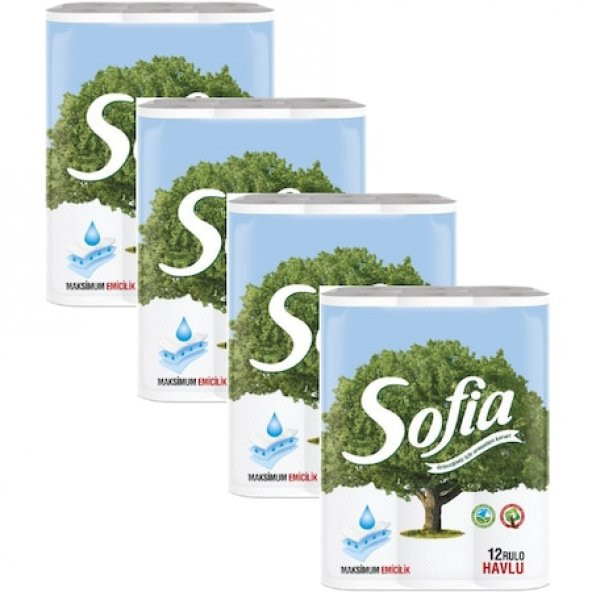 Sofia Kağıt Havlu 12li 4 Paket
