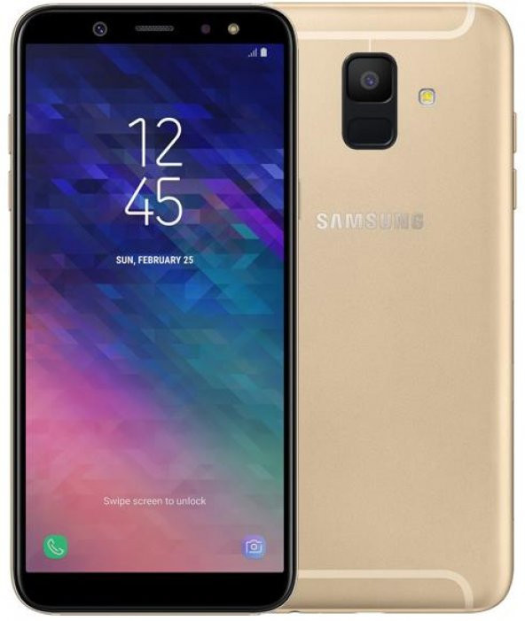 Samsung Galaxy A6 64GB Gold (İthalatçı Garantili Outlet Ürün)