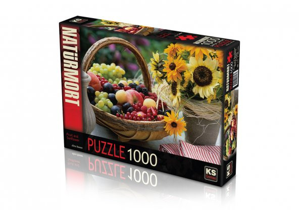 KS Puzzle 1000 Parça Fruit and Sunflower 11227