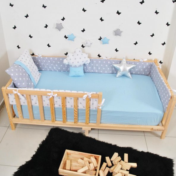Montessori Nevresim Takımı Yastık Seti Kenar Koruma 100X200 105