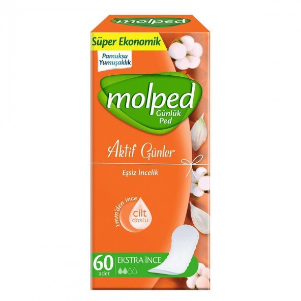 Molped Günlük Ped Aktif Günler 60 Lı