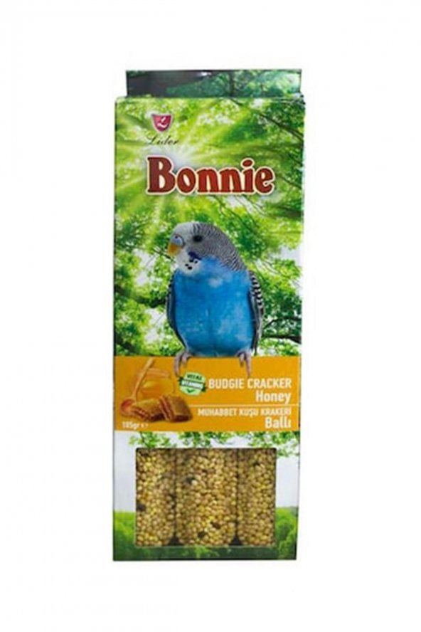 Bonnie Muhabbet Kuş Krakeri Ballı 3lü Paket