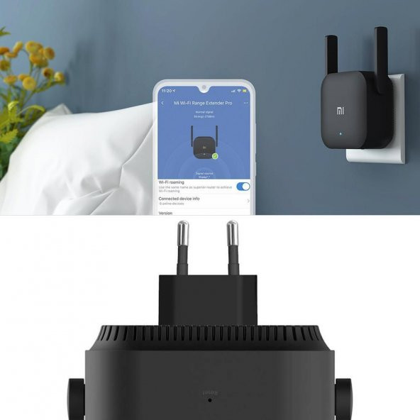 Xiaomi Mi Wifi Pro Sinyal Yakınlaştırıcı - Güçlendirici 300 Mbps - 3