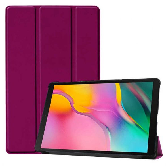 Huawei T5 10 inc Smart Cover Standlı 1-1 Uyumlu Kılıf - 4