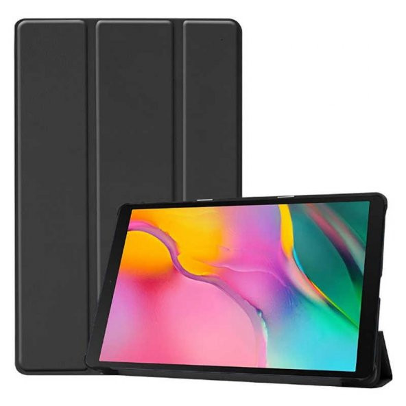 Huawei T5 10 inc Smart Cover Standlı 1-1 Uyumlu Kılıf - 7