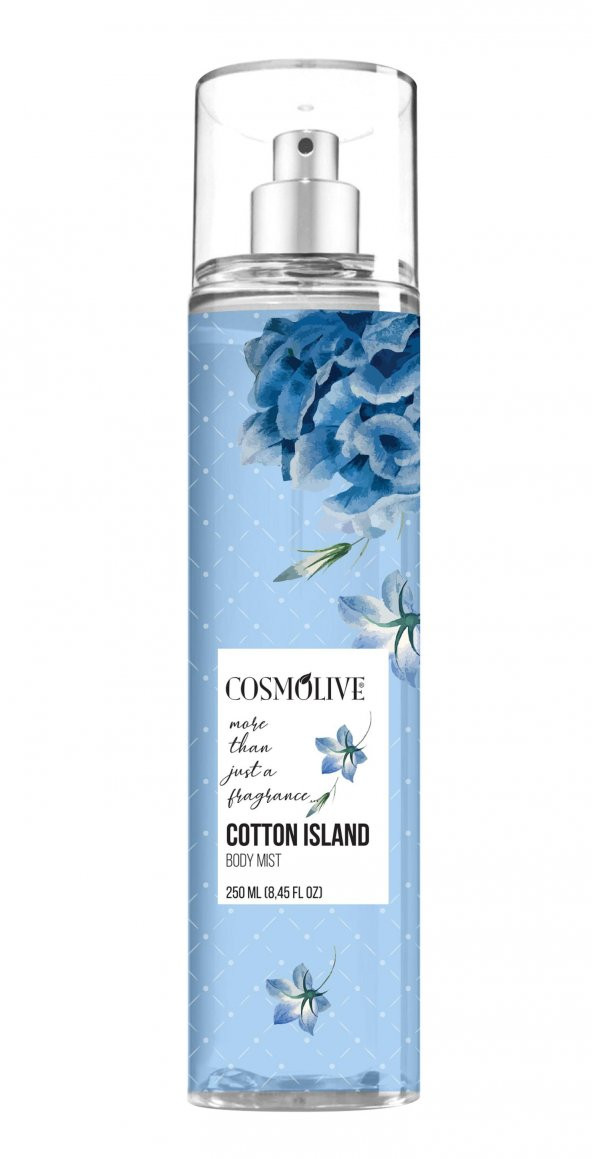 Cosmolive Cotton Island Body Mist 250ml