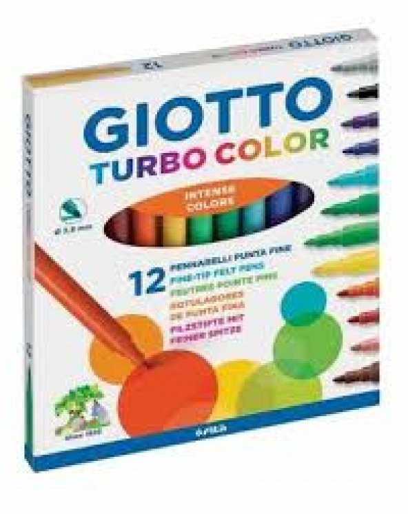 Giotto Turbo Color KEÇELİ KALEM 12Lİ
