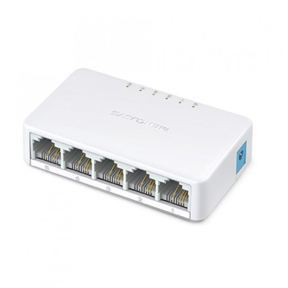 MERCUSYS 5port MS105 10/100 Yönetilemez Switch Masaüstü - 2