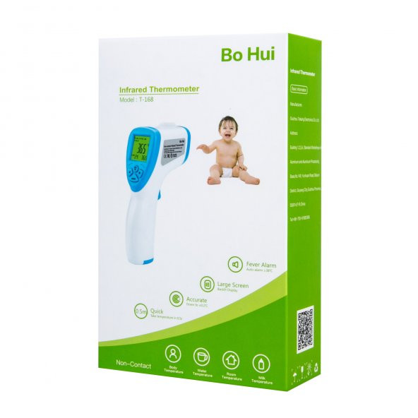 Bo Hui Infrared Dijital Temassız Ateş Ölçer Termometre - 3