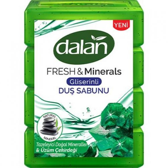 Dalan Fresh Minerals Duş Sabunu Üzüm Çekirdeği 4 x 150g