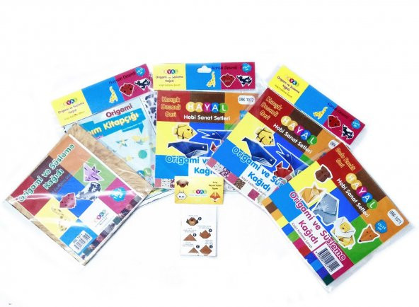 Hayal Origami Kağıdı 5li Set - Hediyeli - 3