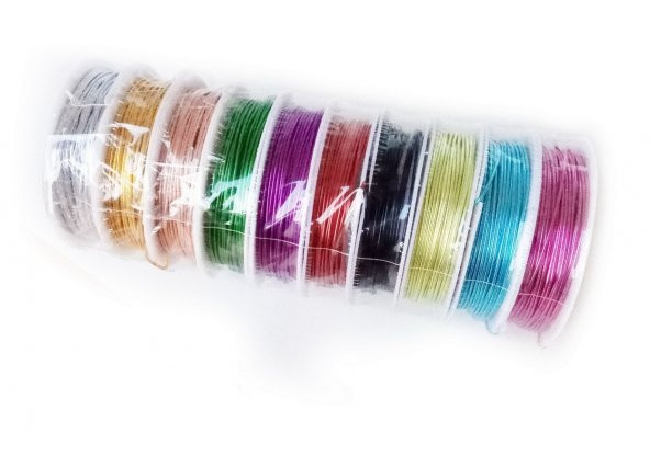 Aluminyum Makara Tel - 1mm Kalınlık- 10 Farklı Renk - 4