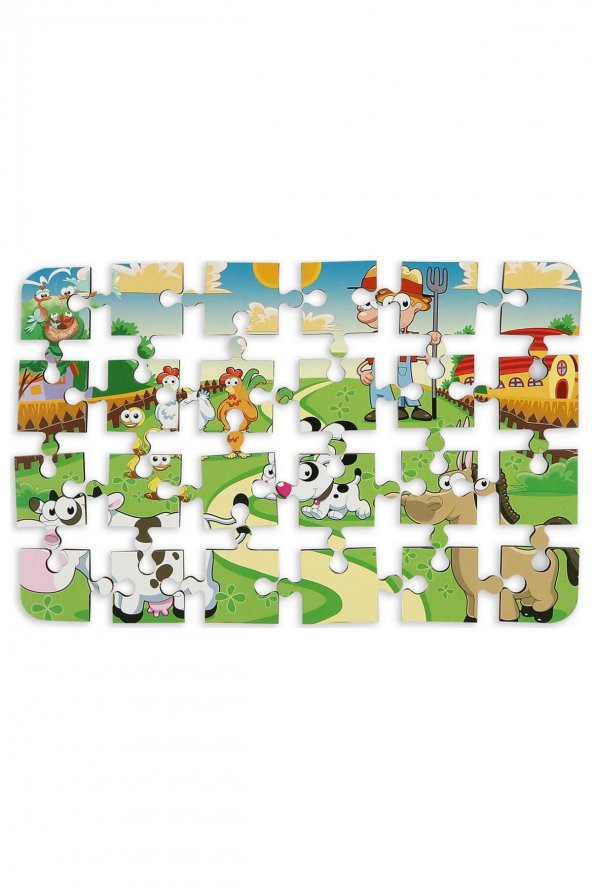 Çiftliğim 24 Parça Ahşap Puzzle - 2