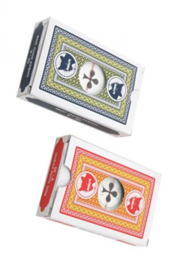 Kofrajlı Oyun Kağıdı İskambil Kağıdı Briç Oyun Kağıdı 2 Deste - 4