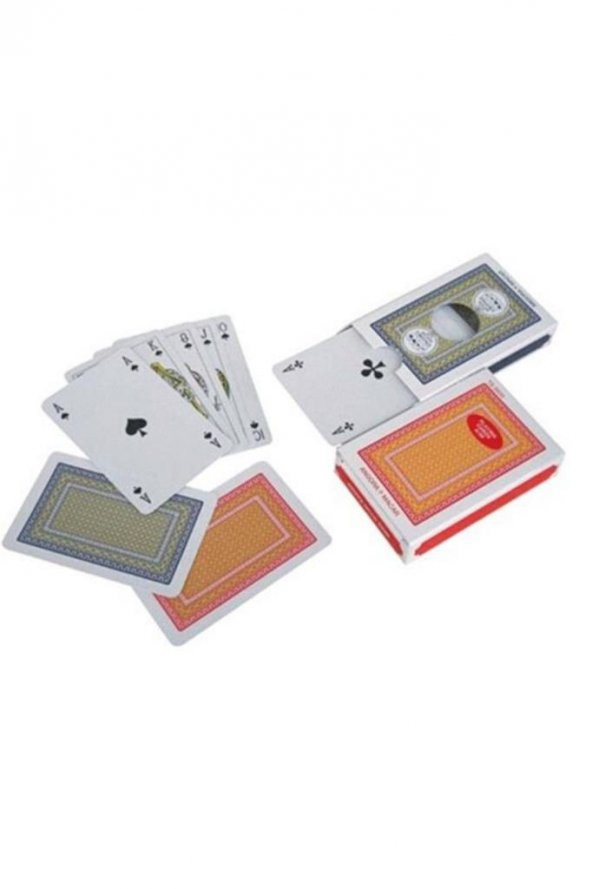 Kofrajlı Oyun Kağıdı İskambil Kağıdı Briç Oyun Kağıdı 2 Deste - 5