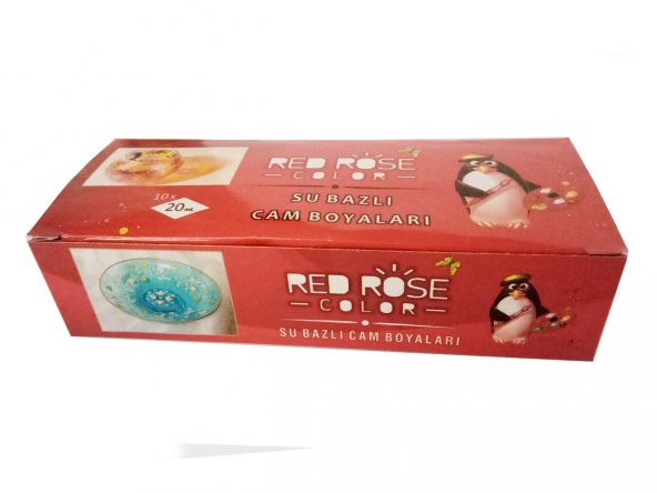 Cam Boyası 10 Renk Redrose - 3