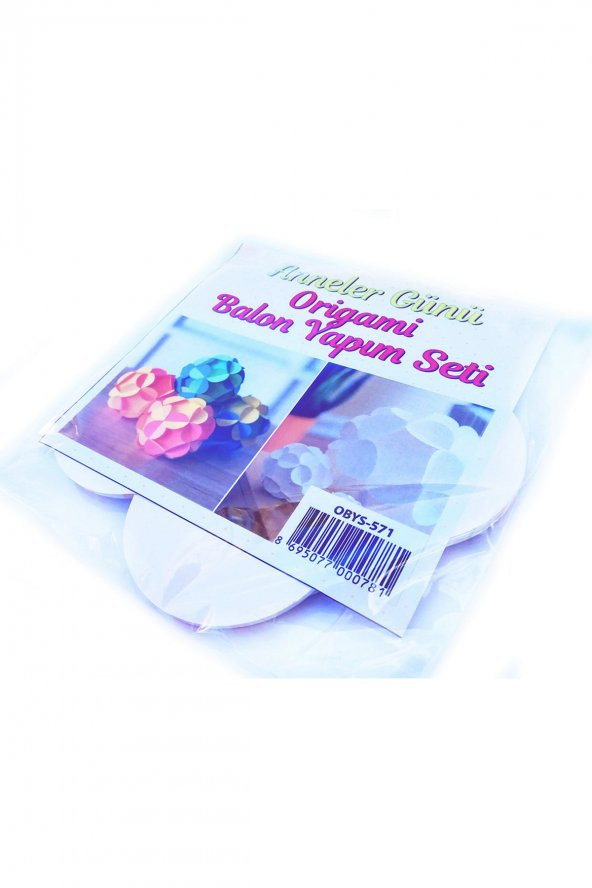 Annelere Hediyelik Origami Balon Yapım Seti - 3