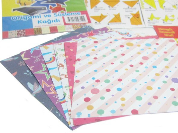 Hayal Origami Seti - Origami Karışık Desenli Kağıt Yapım Seti 2 - 2