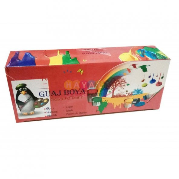 Guaj Boyası 10 Renk Redrose - 3