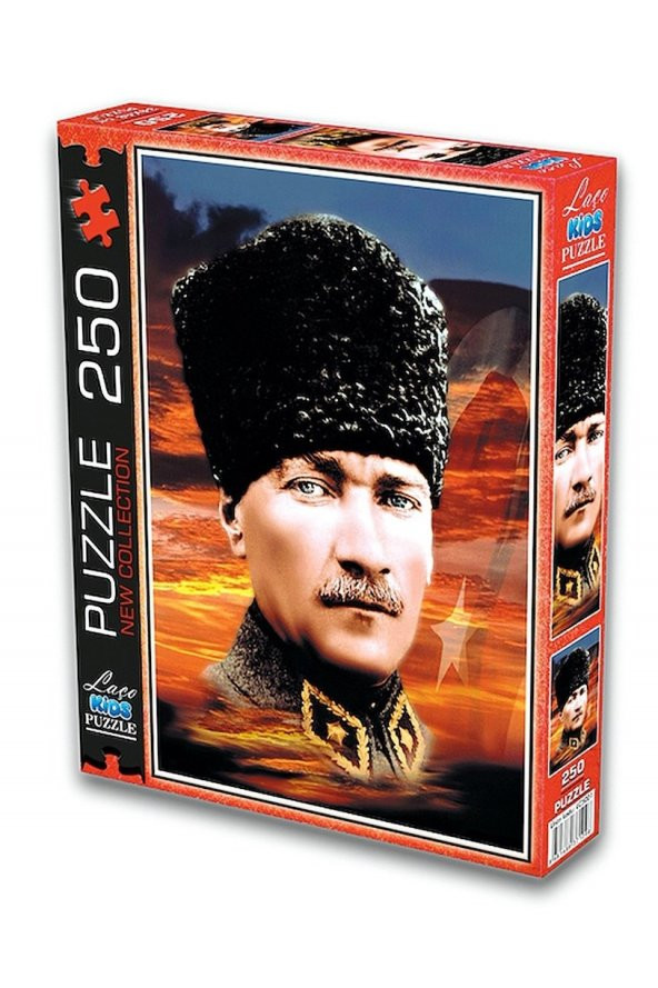 250 Parça Atatürk Portresi Puzzle Yapboz - Ücretiz Kargo