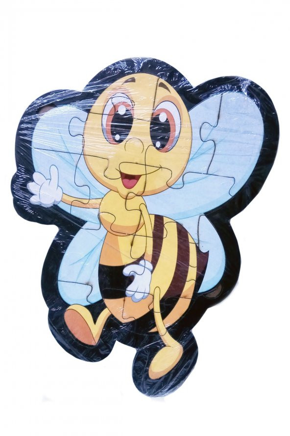 Arı Şekilli Ahşap Puzzle Yapboz Yeni Ürün