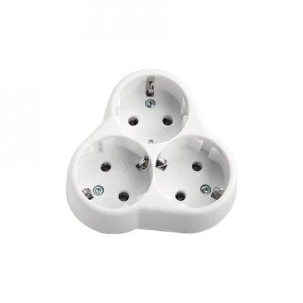 3lü Üçgen Grup piriz - Topraklı - 3500 W