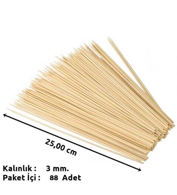 Çöp Şiş 88 Adetli Paket - 2