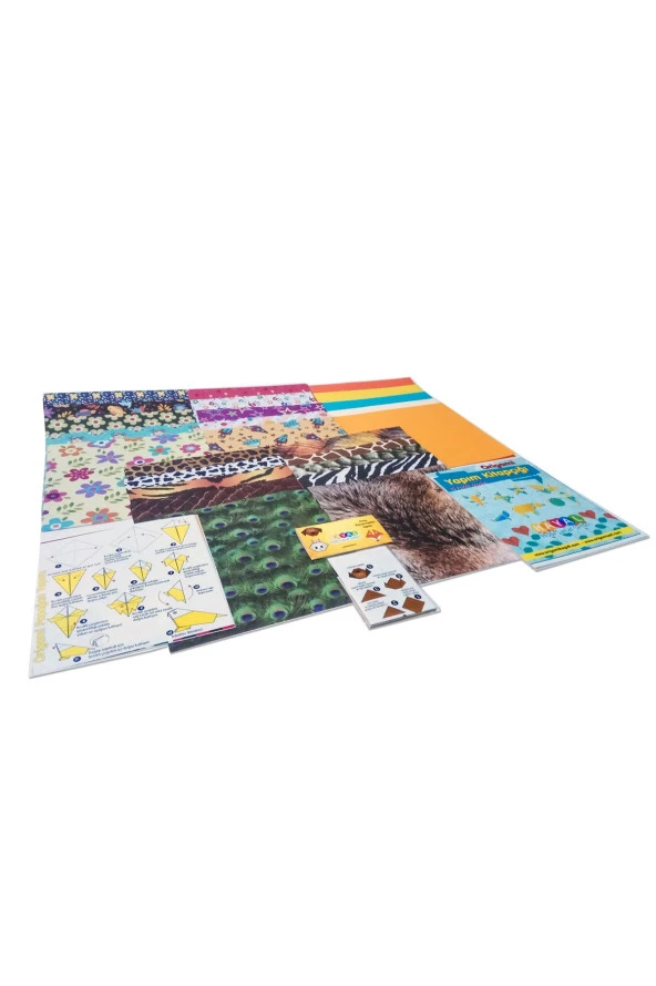 Hayal Origami Kağıt Seti Karışık 100 lü Paket - Hediyeli - 2