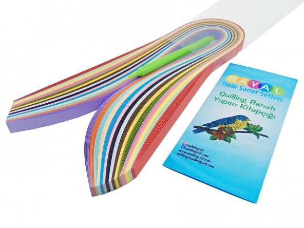 Hayal Quilling Öğrenci Seti - 1cm Kalın Set - 3