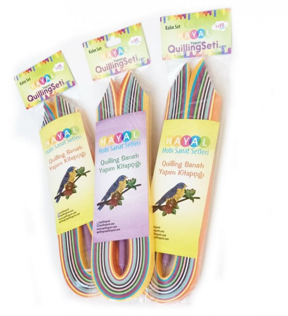 Hayal Quilling Öğrenci Seti - 1cm Kalın Set - 5