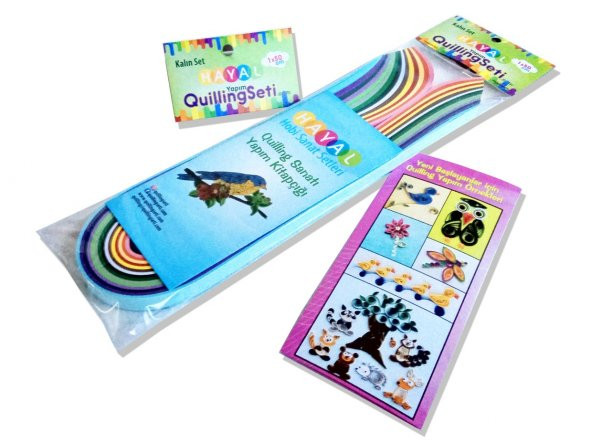 Hayal Quilling Öğrenci Seti - 1cm Kalın Set - 7
