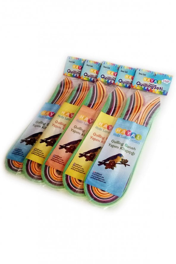 Hayal Quilling Öğrenci Seti - 5mm İnce Set Özel Fiyat - Resim 3