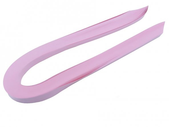 Quilling Kağıdı - Pembe Renk 1 x50cm 50li - Resim 2