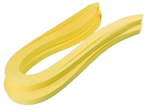 Quilling Kağıdı - (Limon) Sarı Renk 1x50cm 50li - 2