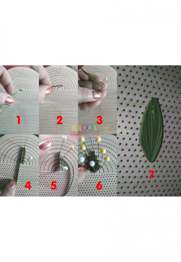 Hayal Quilling Mantarlı Dolama Tablası - Resim 3