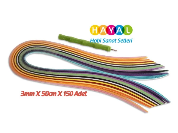 Hayal Quilling Kursiyer Seti - 3mm Set ürün görseli
