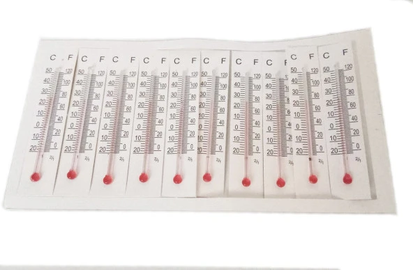 Termometre Isı Ölçer 5 Adetli 7,5 X 1,5cm