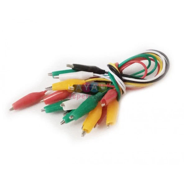 Krokodil Kablo Renkli 10lu - 2