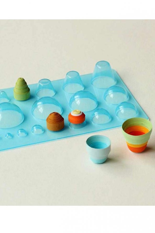 Üç Boyutlu Quilling Şablon Cetveli - 4