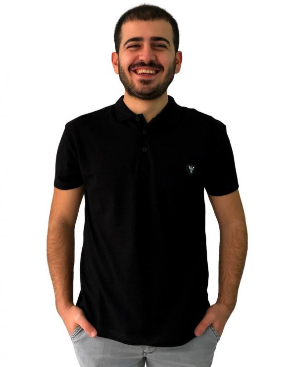 POLO TSHIRT ENGLAND LONDON POLO CLUB ERKEK TSHIRT POLO YAKA SİYAH - 2