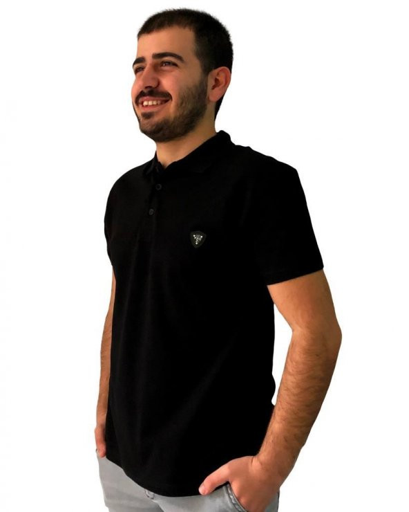 POLO TSHIRT ENGLAND LONDON POLO CLUB ERKEK TSHIRT POLO YAKA SİYAH - 3