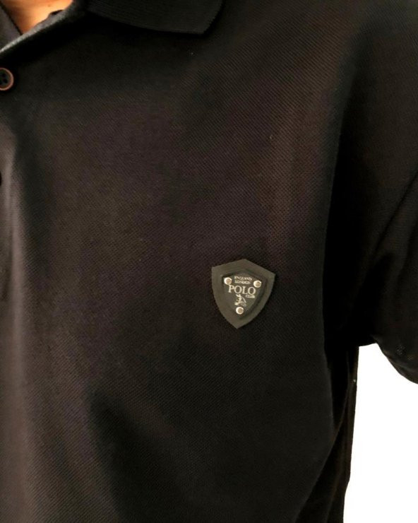 POLO TSHIRT ENGLAND LONDON POLO CLUB ERKEK TSHIRT POLO YAKA SİYAH - 5