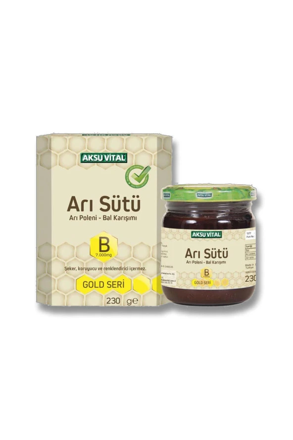 Aksu Vital Arı Sütü Polen & Bal Karışımı (7000 mg) 2 x 220 gr - 2